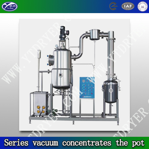 Series vacuum concentrator pot