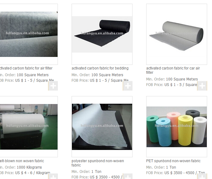 tela no tejida non woven fabric