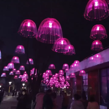 Jellyfish Lamp: Decorative Pendant Lights for Pathway, Patio, and Lawn