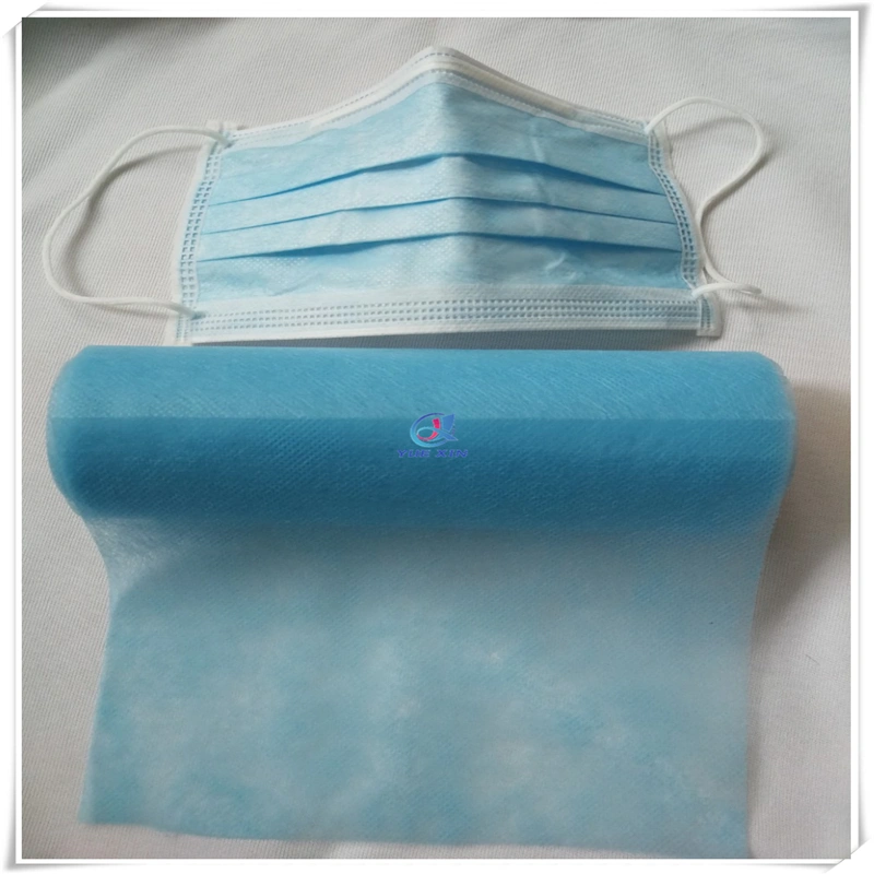 Light Blue PP Non Woven Fabric for Disposable Mask Making