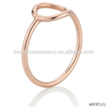 Hot Sale Rose Gold Smooth Rings