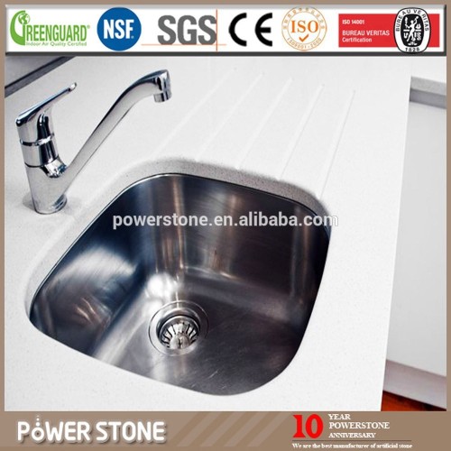 White Crystal Washroom Countertop Washbasin