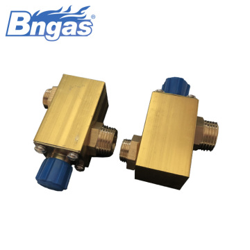 Natural gas valve adjustable big flowrate valve