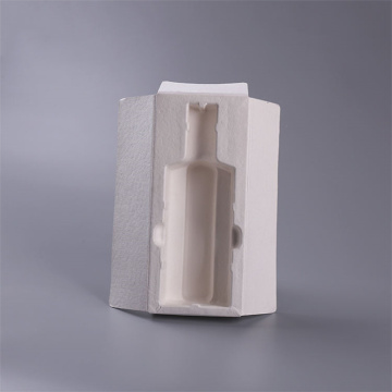 Red wine packaging box molded pulp packaging tray