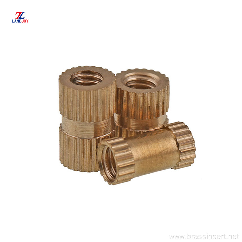 M2.3 -M2..6 compressed knurled brass insert nut