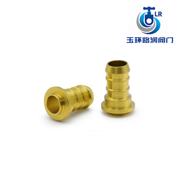extruded brass hose barb fitting