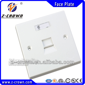 network wall face place RJ45 Face Plate Single gang