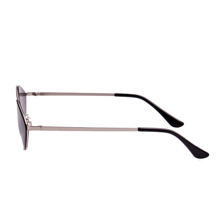 2019 Design Rectangle Shape Stylish Metal Sunglasses