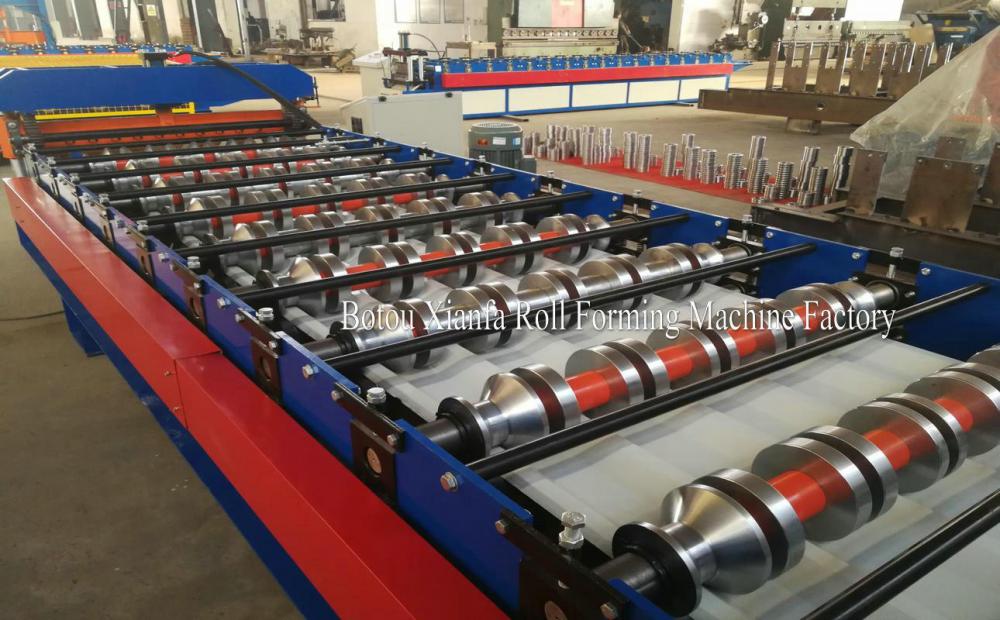 roof trapezoidal panel roll forming machine