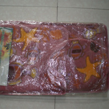 new design velour 3 pieces anti-slip bath mat color changing bath mat