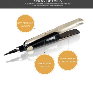 Gold Hair Straighteners 240V Flat Iron Protein Hair Straightener Brand Hair Iron