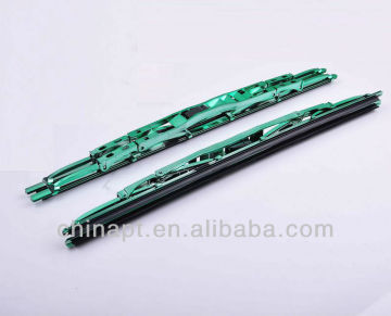 Colored windshield wiper blade