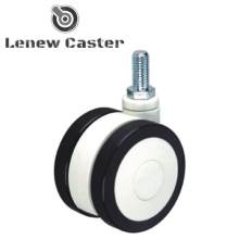 Plastic Twin Wheel Swivel Caster
