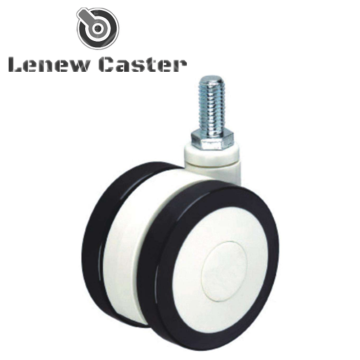 Plastic Twin Wheel Swivel Caster