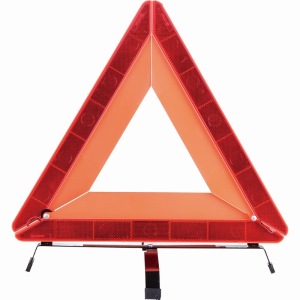 drogowy samochód odblaskowy trójkąt ostrzegawczy LED