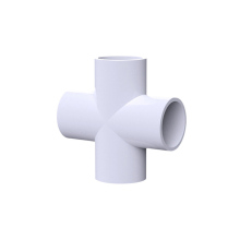 PVC Connector 4 Way Cross Pipe Fitting