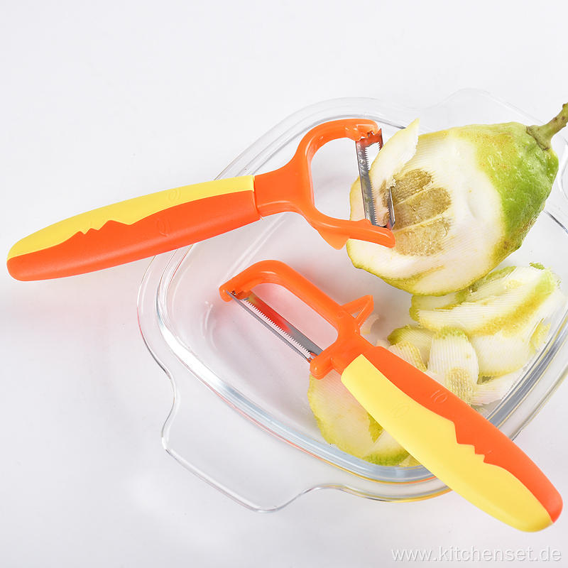 2 piece potato stainless steel vegetable peeler set