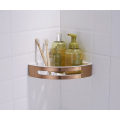 Rose Gold Wall Mounted Corner Shower Organizer