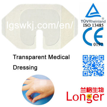 Waterproof Transparent Medical Dressing IV Cannula Y Type