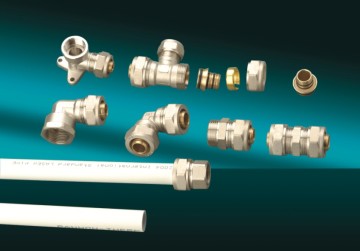 Supply brass pipe fitting