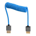 HDMI to HDMI Coiled Braided Cable