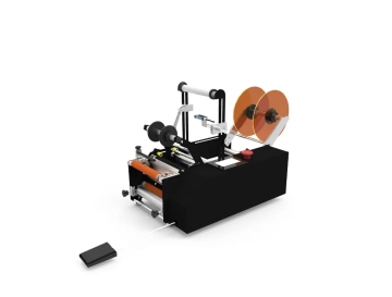 Semi-automatic labeling machine