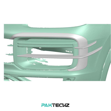 Paktechz Dry Carbon Fiber Front Canards for Porsche Cayenne Coupe Turbo 9YA 2018-2024