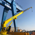 Marine Crane with Telescopic Boom for Ship Use