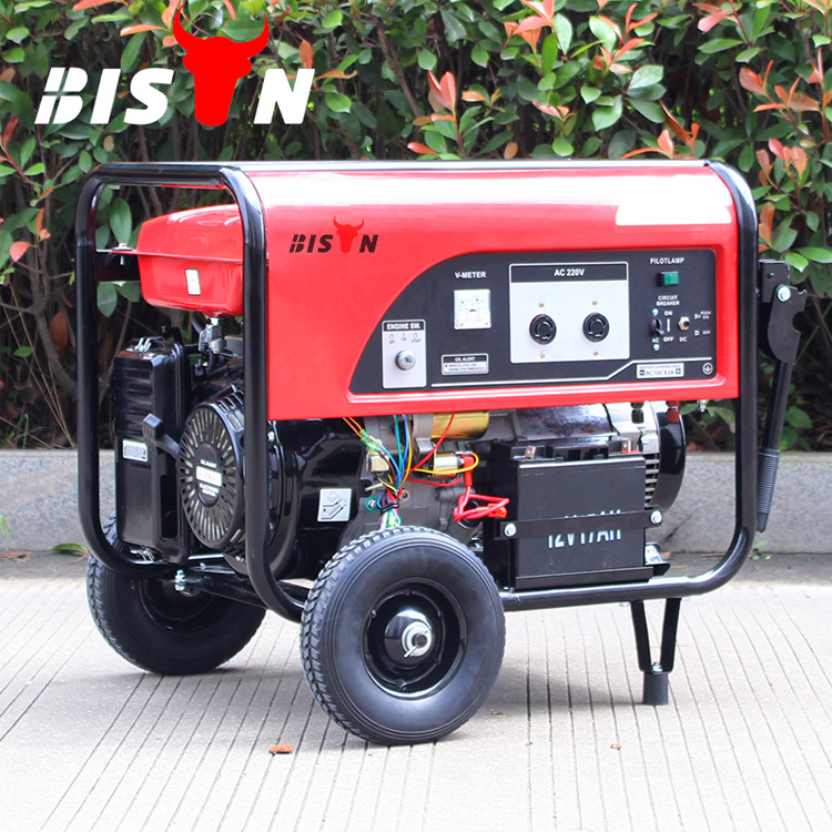 Single Phase Portable Air-cooled Electric Gasoline Generator 8500 15hp Price