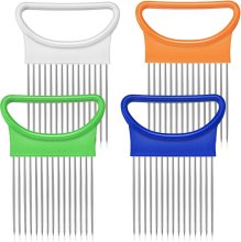 Stainless Steel Vegetable Slicer & Tomato Cutter - Onion Fork & Fruit Holder