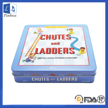 Square Toy Metal Packaging Tin Boxes With Lid