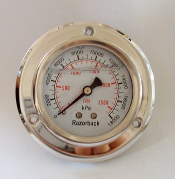 oil filled pressure gauge