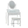 Factory Wooden Mirrored Dressing Table Designs With Drawer