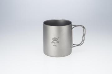Titanium Double Titanium Cup Drinking Cup