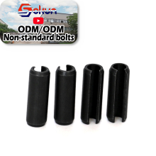 Black Spring Steel Slotted Spring Split Pins (DIN 1481) - 4 x 16: Robust and Dependable Fastening Solutions