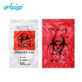 Pathology lateral Gusset Clear Plastic Amospimen Biohazard Bags