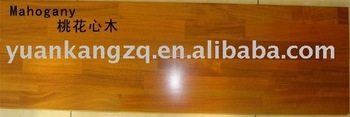 finger-jointed Mahogany solid wood flooring