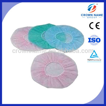 Disposable nonwoven colorful pp bouffant cap