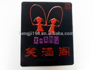 heat transfer print 2mm neoprene fabric rubber mouse pad