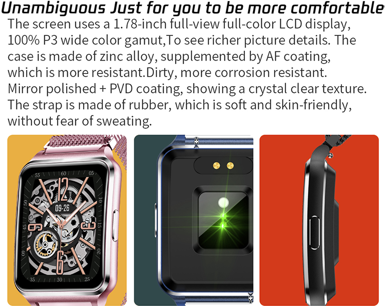 Health Bracelet Smartwatch Big Smart Watch That Takes Your Body Temperature