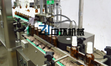 glass dropper bottle filling and capping machine