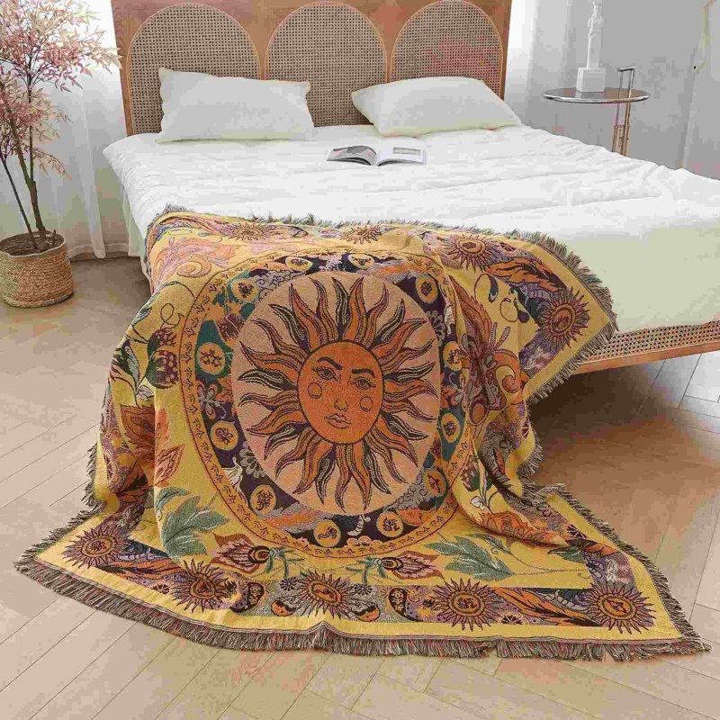Affordable Sun and Moon Phase Wall Tapestry: Your Decorative Solution