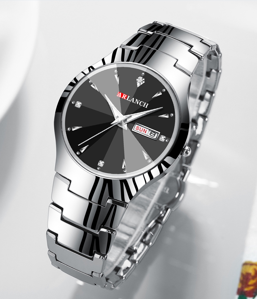 ARLANCH A316 Watch Men Brand Hot Sport Luxury Tungsten Steel Strap Wrist Waterproof Business Quartz watches Fashion Casual