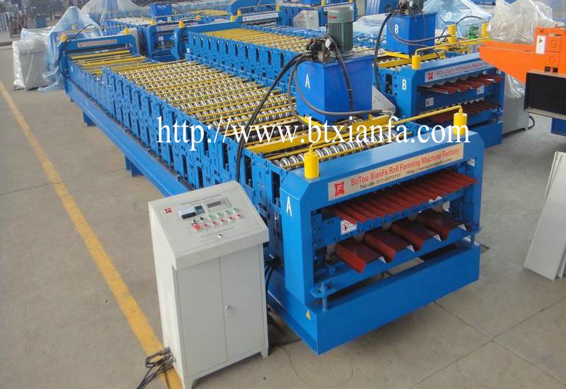 metal deck roof machine