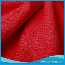 polyester bird eye knitting mesh fabric/jersey fabric material
