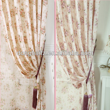 cotton window curtain fabric