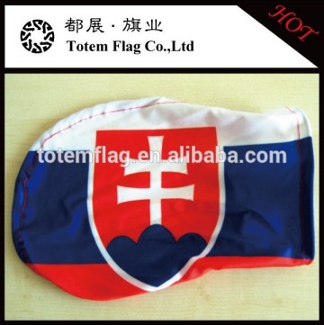 Promotional Car Mirror Flag , Slovakia Car Mirror Flag