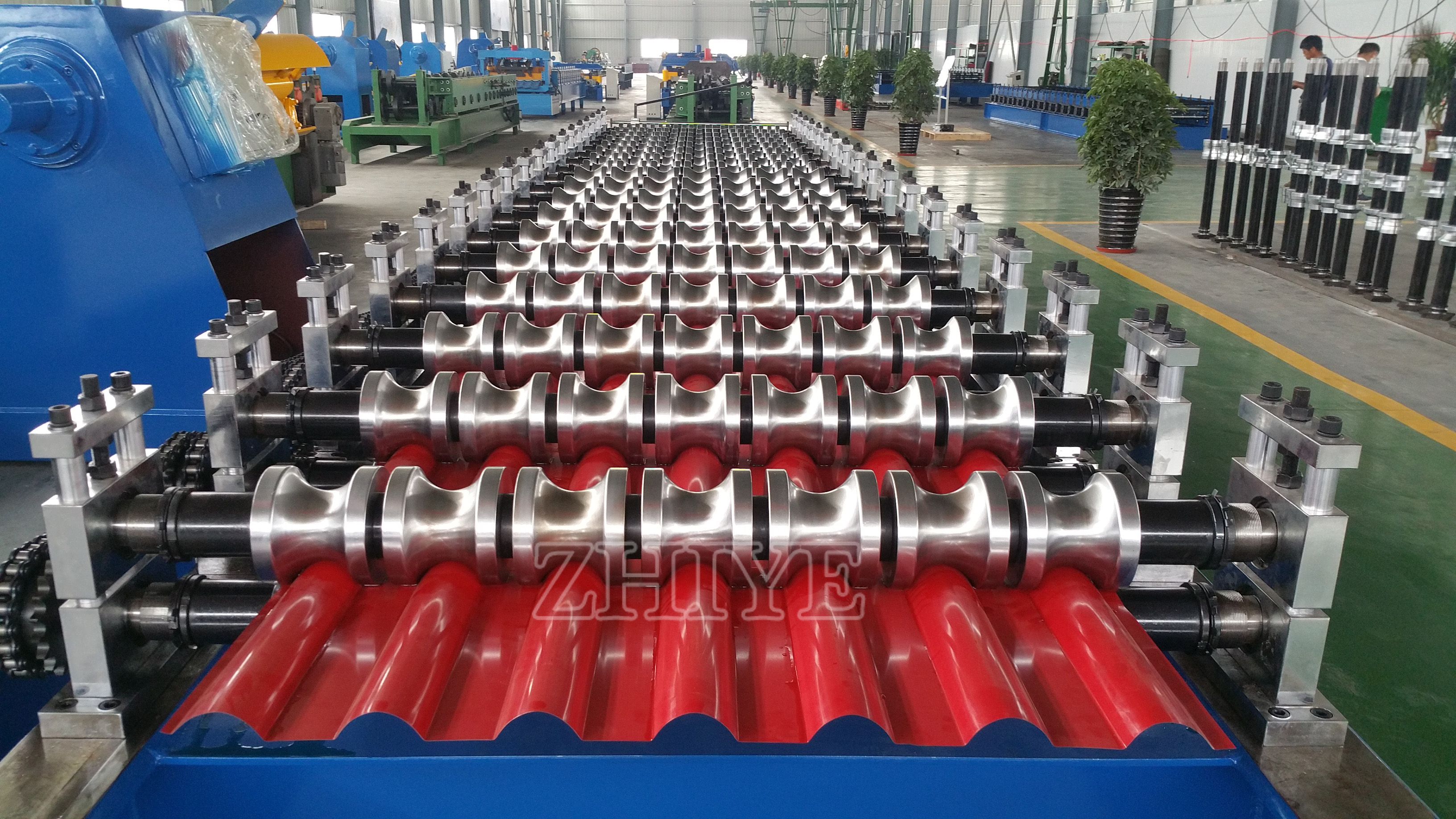 Popular Colored Steel Wall Plate Cold Forming Machine