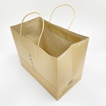 Sac en papier portable à thé en papier kraft