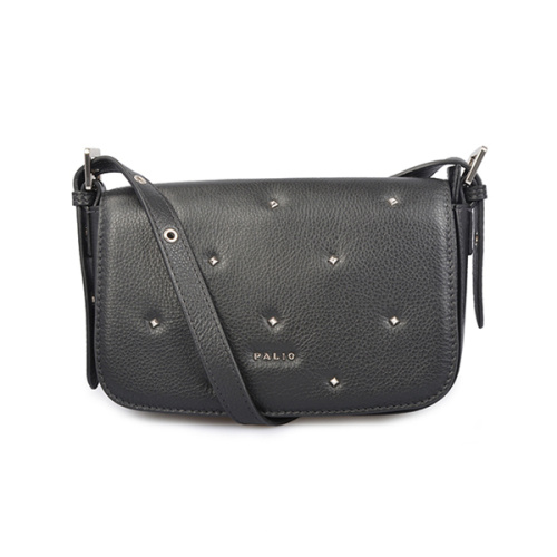 Rockstud Sac à bandoulière en cuir grainé